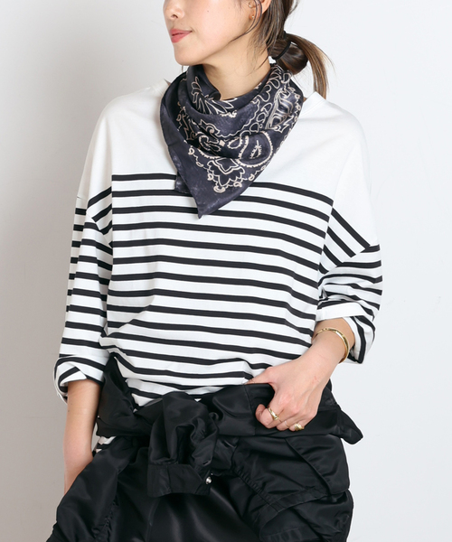 タグ付新品⭐️ AP STUDIO Oversized Striped Tシャツ AP STUDIO tシャツ ストライプTシャツ レディース : ZOZOTOWN Yahoo!店