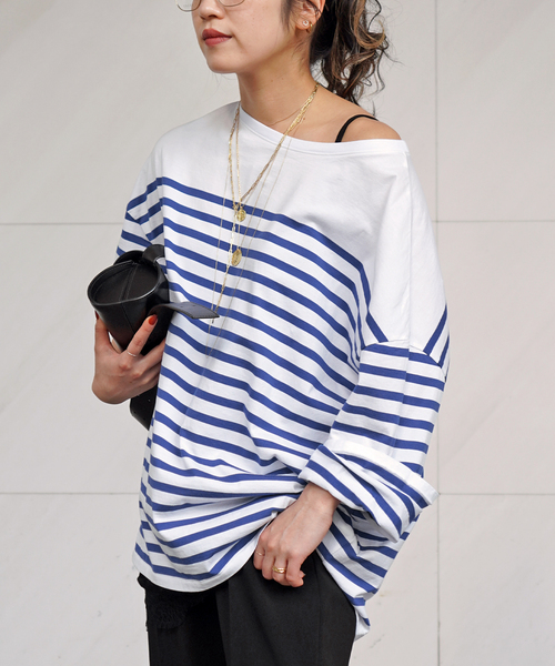 AP SUTDIO  Tシャツ AP STUDIO tシャツ ストライプTシャツ レディース : ZOZOTOWN Yahoo!店