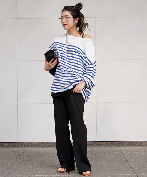 AP STUDIO tシャツ ストライプTシャツ レディース : ZOZOTOWN Yahoo!店
