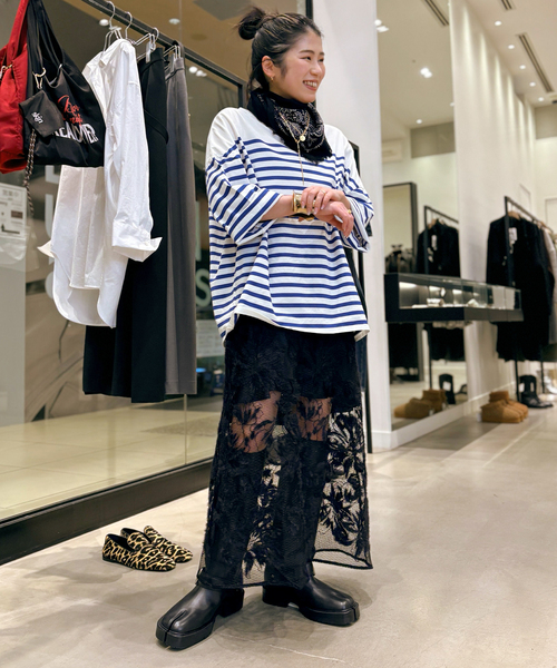 AP STUDIO Tシャツ2点（白、黒） AP STUDIO tシャツ ストライプTシャツ レディース : ZOZOTOWN Yahoo!店