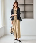ブルゾン アウター メッシュペプラムブルゾン ...の詳細画像1