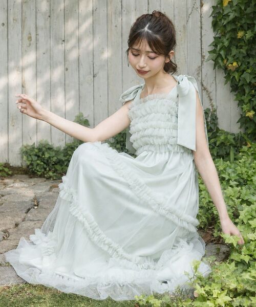 MAJESTIC LEGON（マジェスティックレゴン） ワンピース フリルチュール