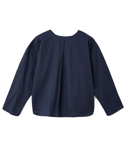 マリンフランセーズ ブラウス 2019SS 今期の新作 リネン ブラック LA MARINE FRANCAISE（マリンフランセーズ） ブラウス シャツ レースの