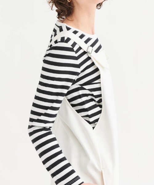 「CIMARRON」 オーバーオール M ネイビー レディース_画像4