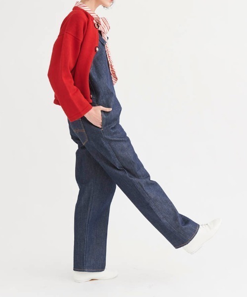 「CIMARRON」 オーバーオール M ネイビー レディース_画像7