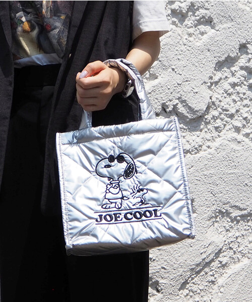 希少！　ポーター✖スヌーピー　レザー　ハンドバッグ　デニム調 FREAK'S STORE（フリークスストア） ハンドバッグ「PEANUTSコラボ