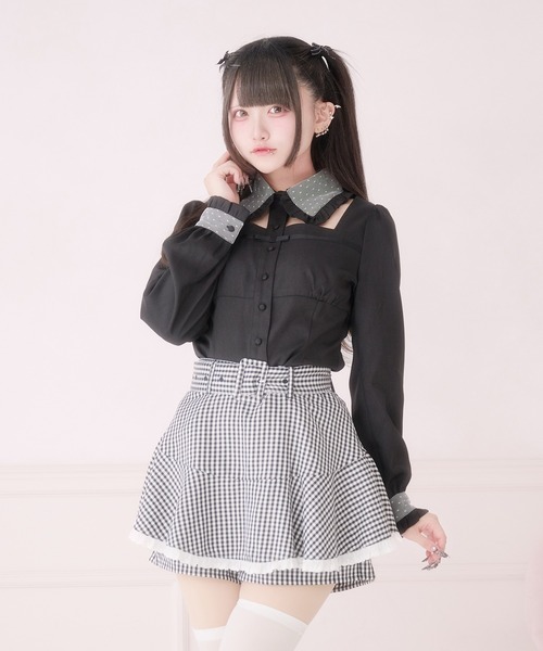 ELLIE★シャツブラウス エンブロイダリーシャツ【BLUE】 – ELLIE