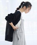 サロペット オーバーオール コットンレーヨンデ...の詳細画像5