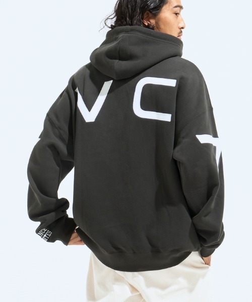 「RVCA」 プルオーバーパーカー M ブラック メンズ_画像3