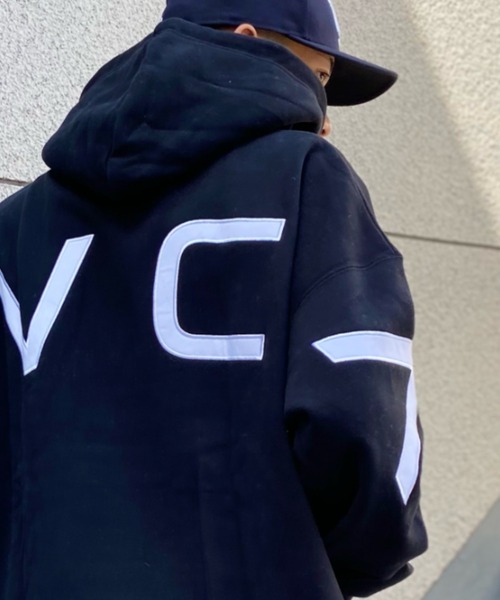 「RVCA」 プルオーバーパーカー M ブラック メンズ_画像4