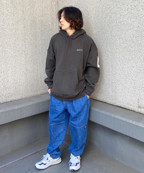 「RVCA」 プルオーバーパーカー M ブラック メンズ_画像8