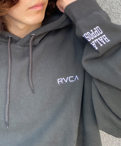 「RVCA」 プルオーバーパーカー M ブラック メンズ_画像10