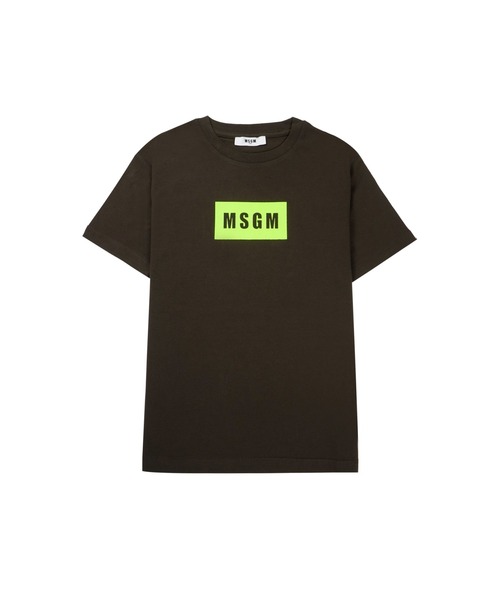 tシャツ MSGM KIDS MINI BOXロゴ Tシャツ キッズ 子供服 男の子 女の子の画像