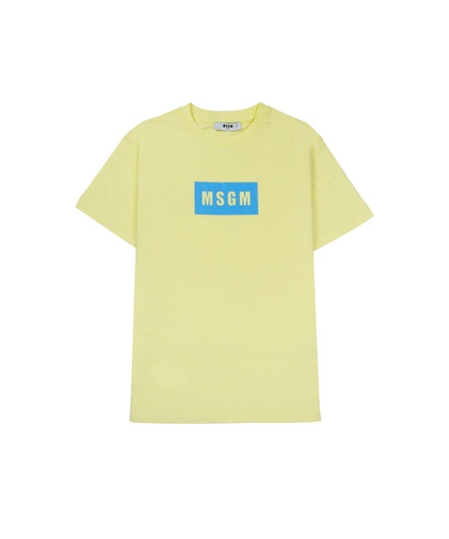 tシャツ MSGM KIDS MINI BOXロゴ Tシャツ キッズ 子供服 男の子 女の子の画像