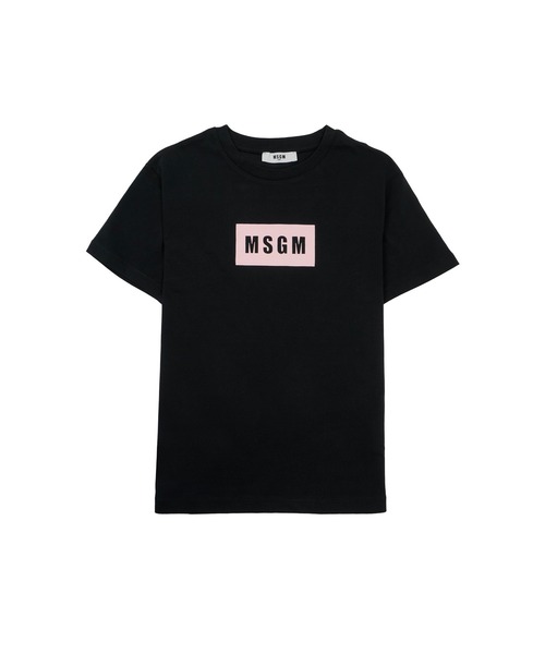 tシャツ MSGM KIDS MINI BOXロゴ Tシャツ キッズ 子供服 男の子 女の子の画像