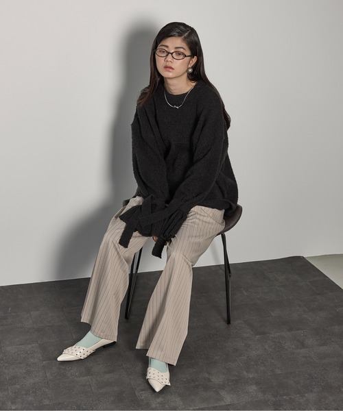 「THE YOn」 フラットパンプス 39 ブラウン レディース_画像7