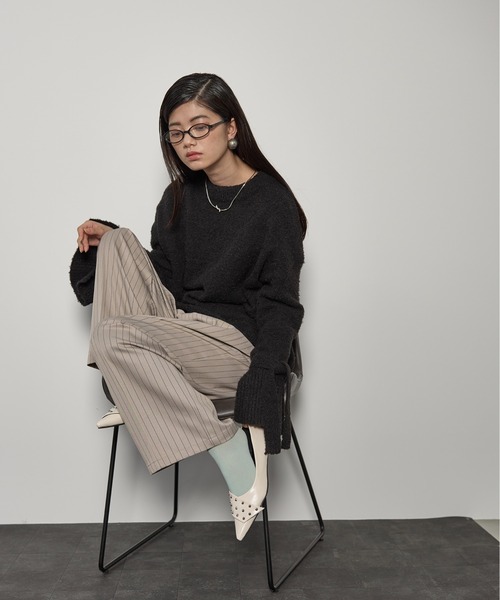 「THE YOn」 フラットパンプス 39 ブラウン レディース_画像8