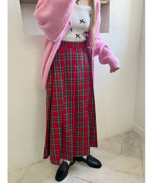 「WC」 プリーツスカート FREE ベージュ レディース_画像6