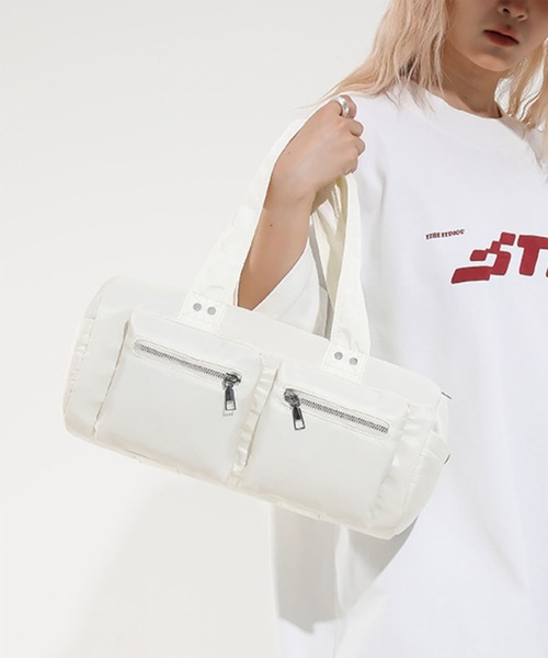 WESTBOY（ウエストボーイ） ボストンバッグ ナイロンドラム型ポケット