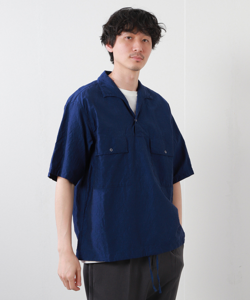「JOURNAL STANDARD J.S HOMESTEAD」 半袖シャツ MEDIUM ベージュ メンズ_画像2