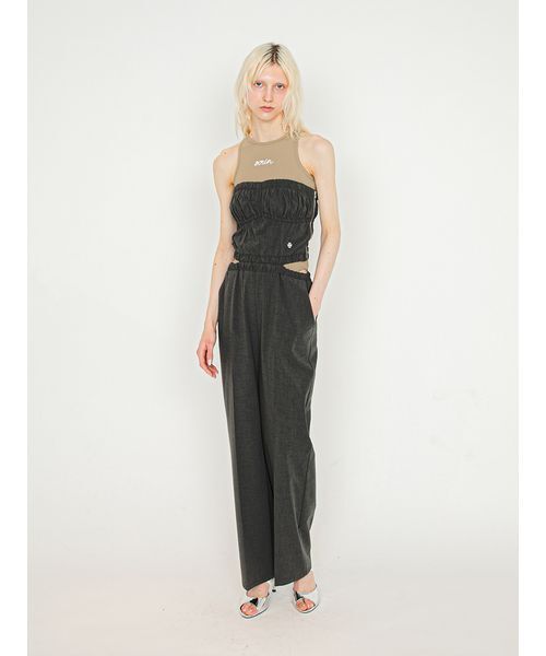 SORIN（ソリン） オールインワン Gathered Bare Jumpsuit/ギャザード 