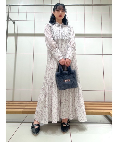 FURFUR（ファーファー） 長袖ワンピース FREE ピンク レディース 