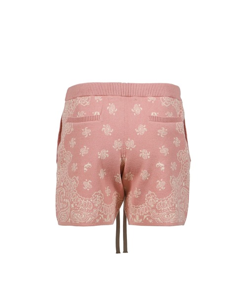 JUN NAKAYAMA ダメージショートパンツ JUN/NAKAYAMA（ジュンナカヤマ） パンツ PAISLEY KNIT SHORTS メンズ