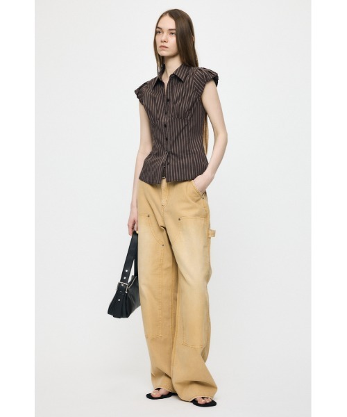 MOUSSY（マウジー） ブラウス シャツ PUFF CAP SLEEVE ブラウス
