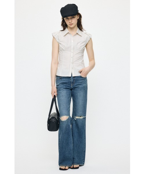 MOUSSY（マウジー） ブラウス シャツ PUFF CAP SLEEVE ブラウス 
