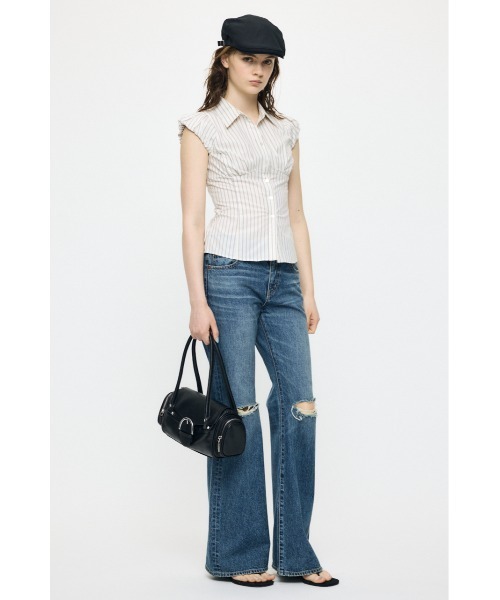 MOUSSY（マウジー） ブラウス シャツ PUFF CAP SLEEVE ブラウス 