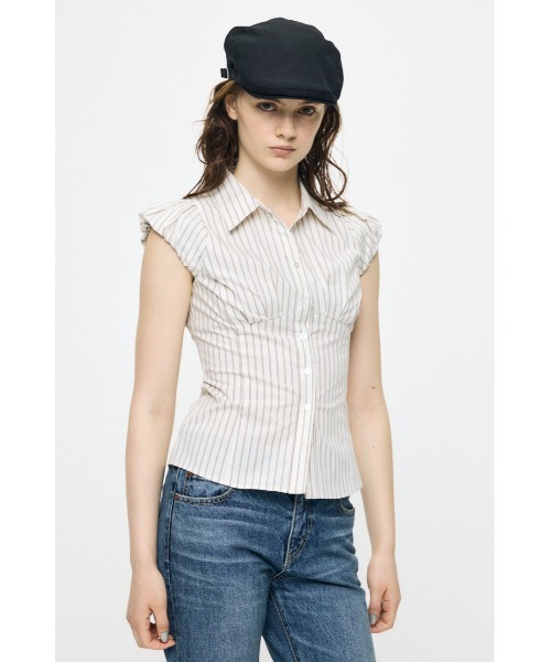 MOUSSY（マウジー） ブラウス シャツ PUFF CAP SLEEVE ブラウス 
