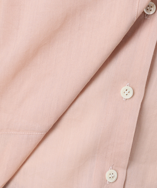 新品未使用タグ付きRAMIE LYOCELL CROPPED シャツ ピンク plage（プラージュ） ブラウス シャツ 「追加」RAMIE LYOCELL CROPPED