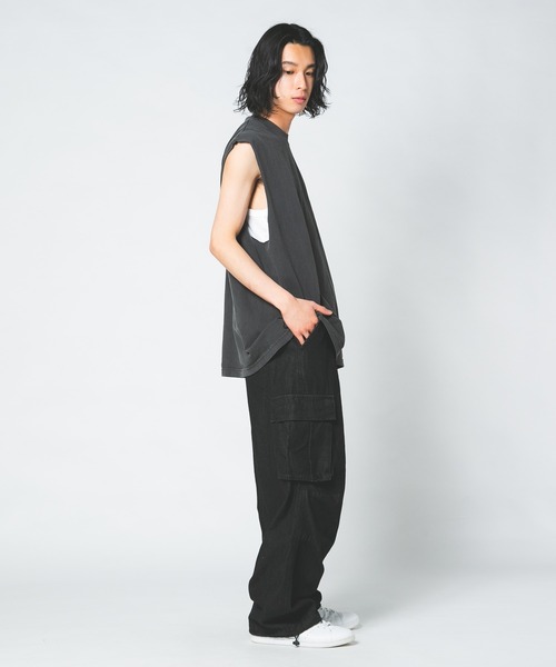 LOS ANGELES APPAREL（ロサンゼルスアパレル） ノースリーブトップス