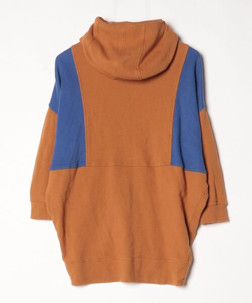 「ALDIES」 ジップアップパーカー SMALL ブラウン メンズ_画像2