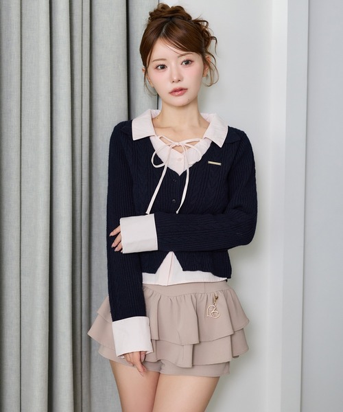 one after another NICE CLAUP スカート 夏 バックレースアップ one after another NICE CLAUP スカート 夏 バックレースアップ