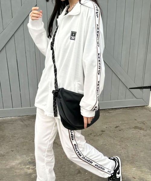 「SHEPP」 セットアップジャージ XX-LARGE ブラック レディース_画像2