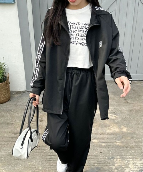 「SHEPP」 セットアップジャージ XX-LARGE ブラック レディース_画像7