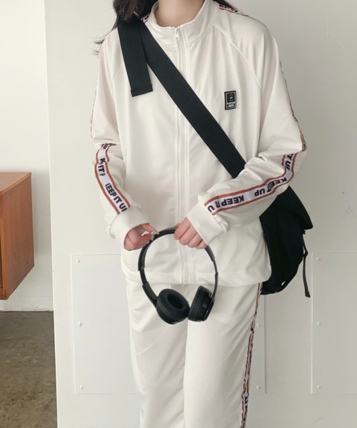 「SHEPP」 セットアップジャージ XX-LARGE ブラック レディース_画像8