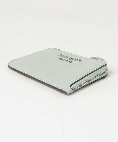 「kate spade new york」 カードケース - グリーン レディース_画像3