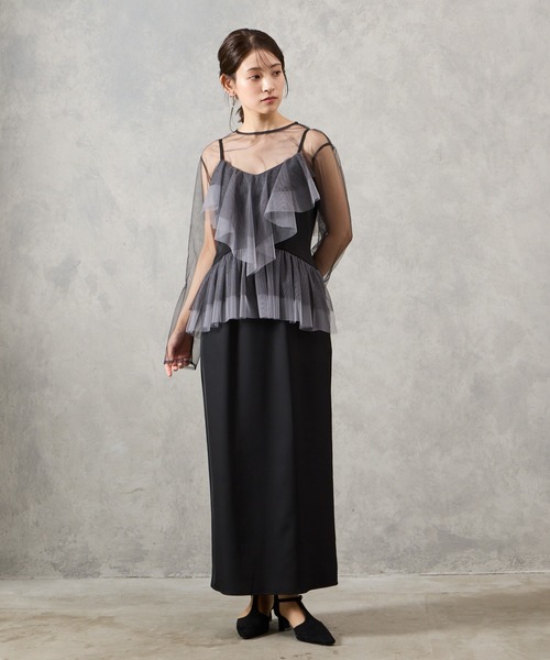 「AIMER」 コンビワンピース SMALL ベージュ レディース_画像5