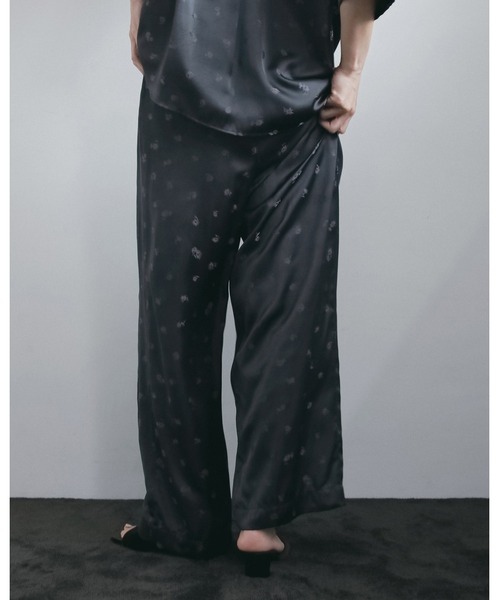 【試着のみ】anuke Flower Jacquard Roughpants anuke（アンヌーク） パンツ Flower Jacquard Roughpants レディース