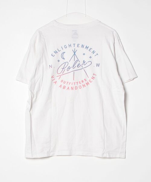 「POLeR」 半袖Tシャツ L ホワイト メンズ_画像2