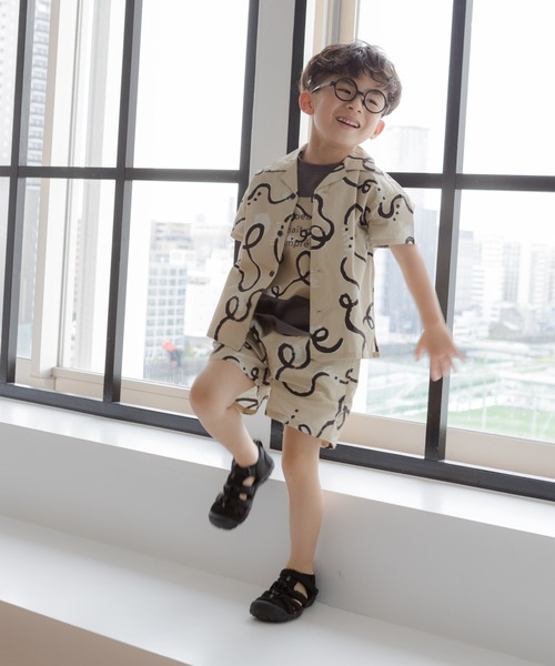 「MAKE YOUR DAY」 「KIDS」ショートパンツ 140 ベージュ キッズ_画像2