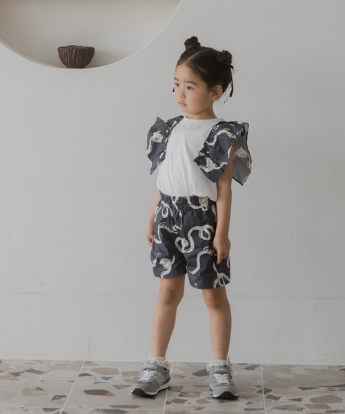 「MAKE YOUR DAY」 「KIDS」ショートパンツ 140 ベージュ キッズ_画像9