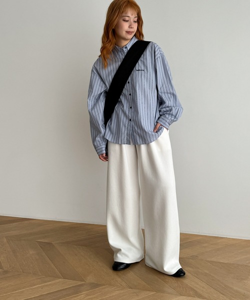 「CANAL JEAN」 スウェットパンツ ONE SIZE グレー レディース_画像4