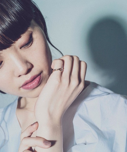 指輪 K10YG クロスライン ピンキーリング :50504465:ZOZOTOWN Yahoo!店 ...