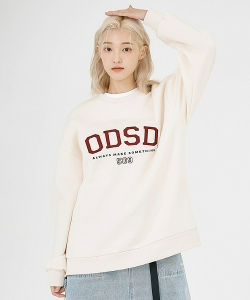 【Odd Studio】ODSD Applique Logo Sweatshirts 6色 ★正規品★ Odd Studio】ODSD Applique Logo Sweatshirts 6色 ☆正規品