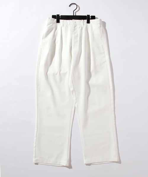 THISIS パンツ コットンツイル ツータックパンツ メンズ : ZOZOTOWN