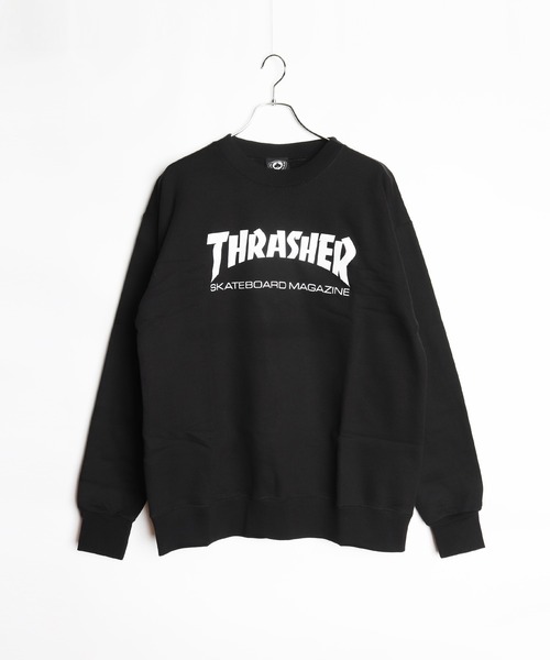 トレーナー スウェット THRASHER　スラッシャー ネームプリントスウェットトレーナー メンズ レディース