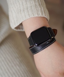 Port（ポート） 腕時計 Apple Watch 2重 デザイン ステッチ レザー